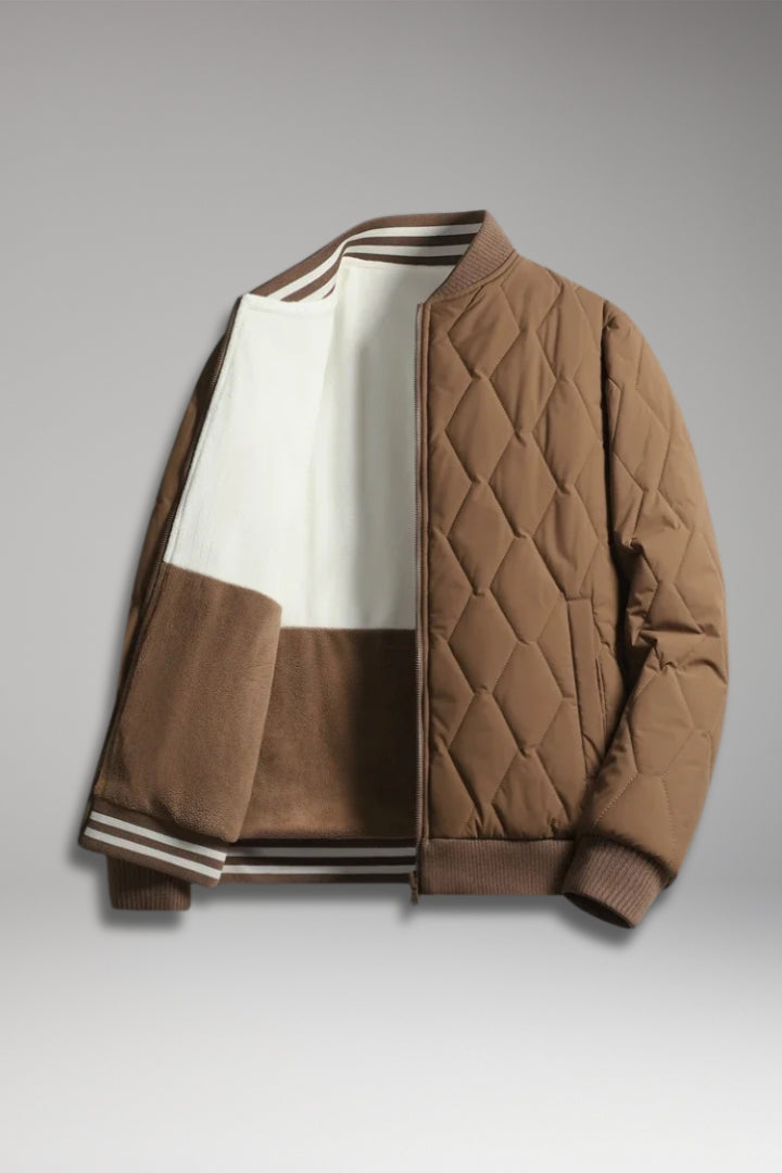 Men's Reversible Jacket with Dual-Style Design