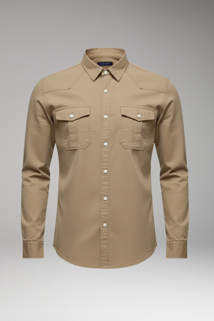 Men’s Shirt with Button Closure and Chest Pockets