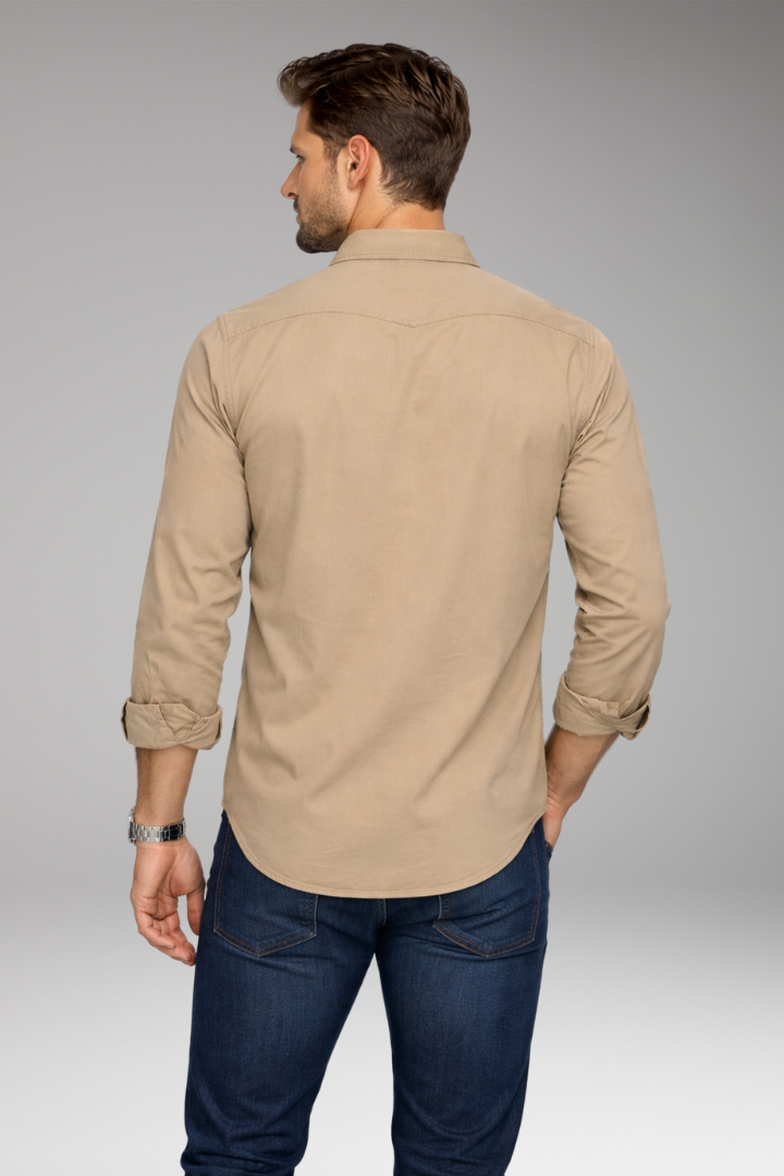 Men’s Shirt with Button Closure and Chest Pockets