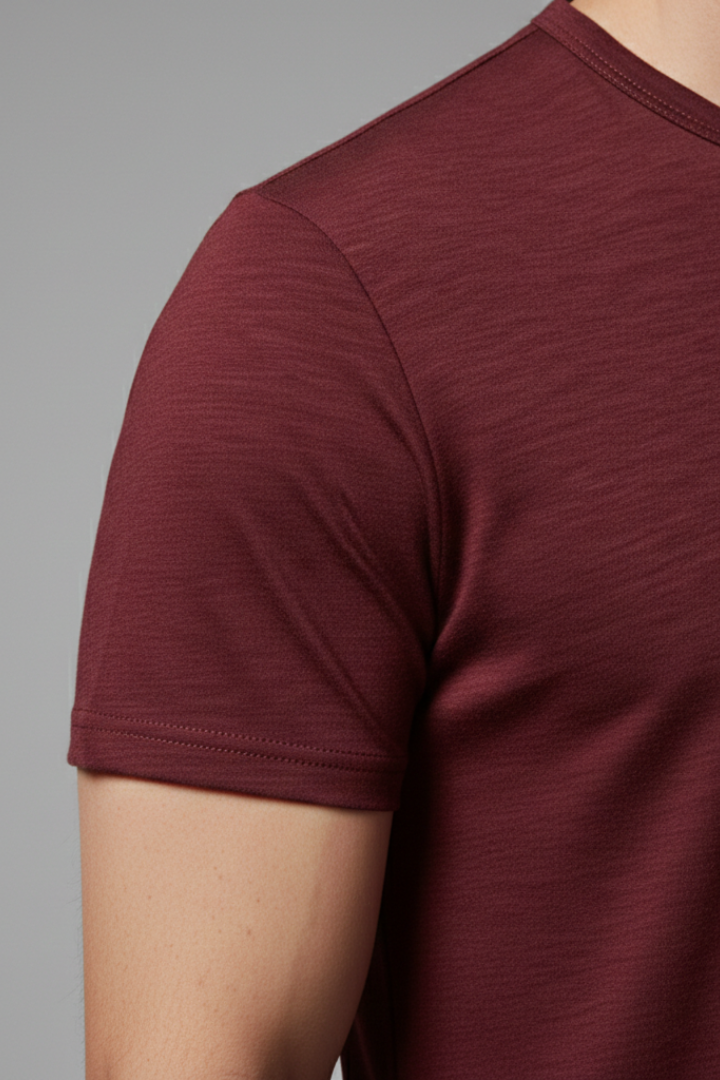 Men's Shirt with Button Fastening and Short Sleeves