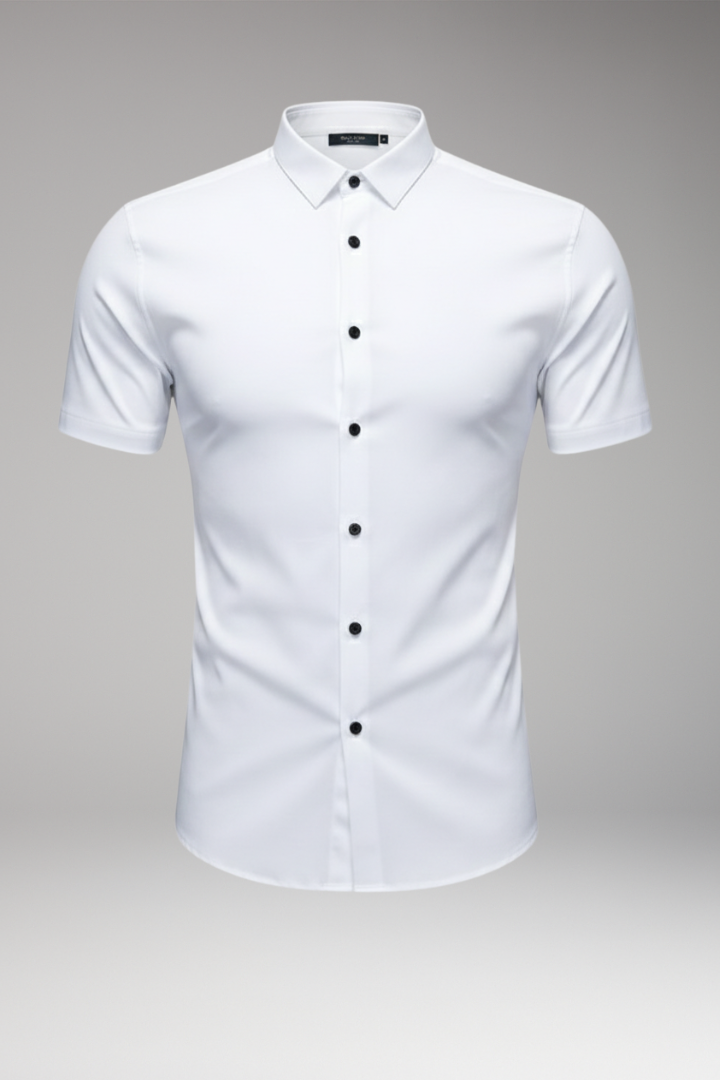 Men’s Shirt with Classic Collar and Button Front