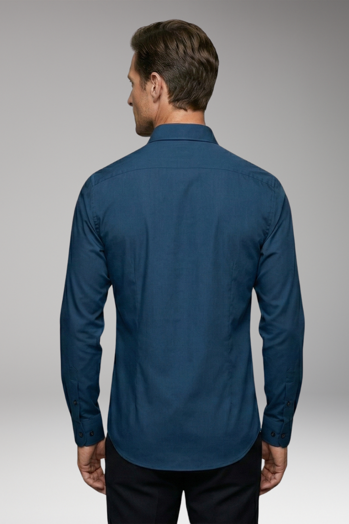 Men's Shirt with Long Sleeves and Slim Fit