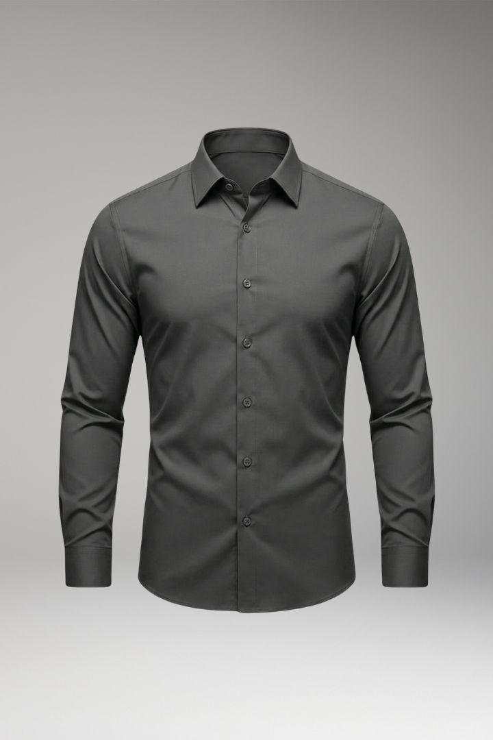 Men's Shirt with Long Sleeves and Slim Fit