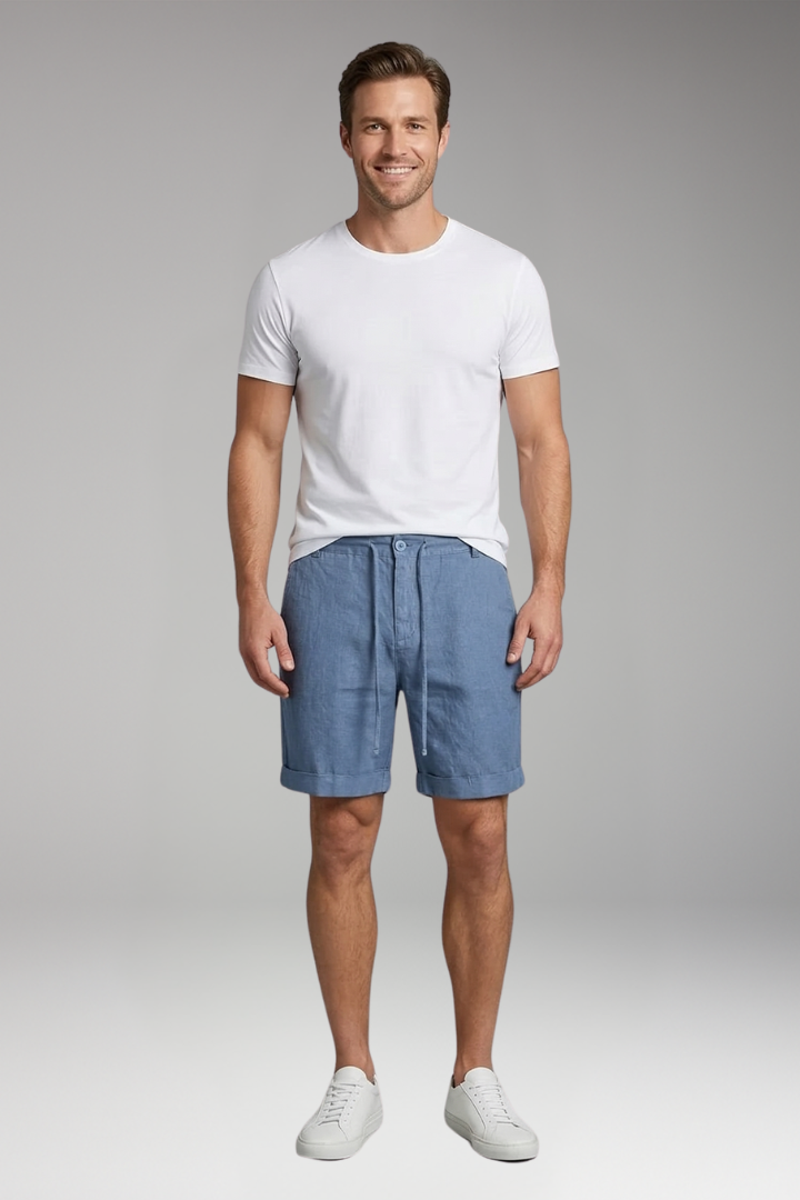 Men's Shorts with Drawstring and Side Pockets