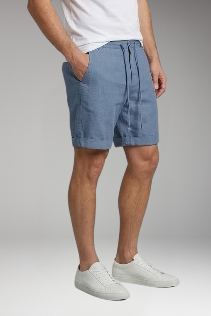 Men's Shorts with Drawstring and Side Pockets