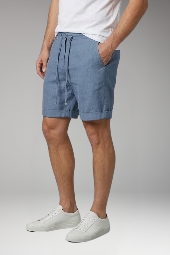 Men's Shorts with Drawstring and Side Pockets