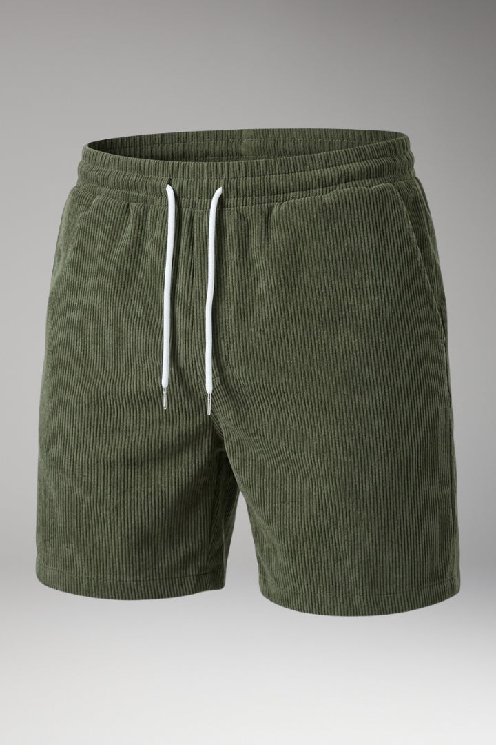 Men's Shorts with Elastic Waistband and Drawstring