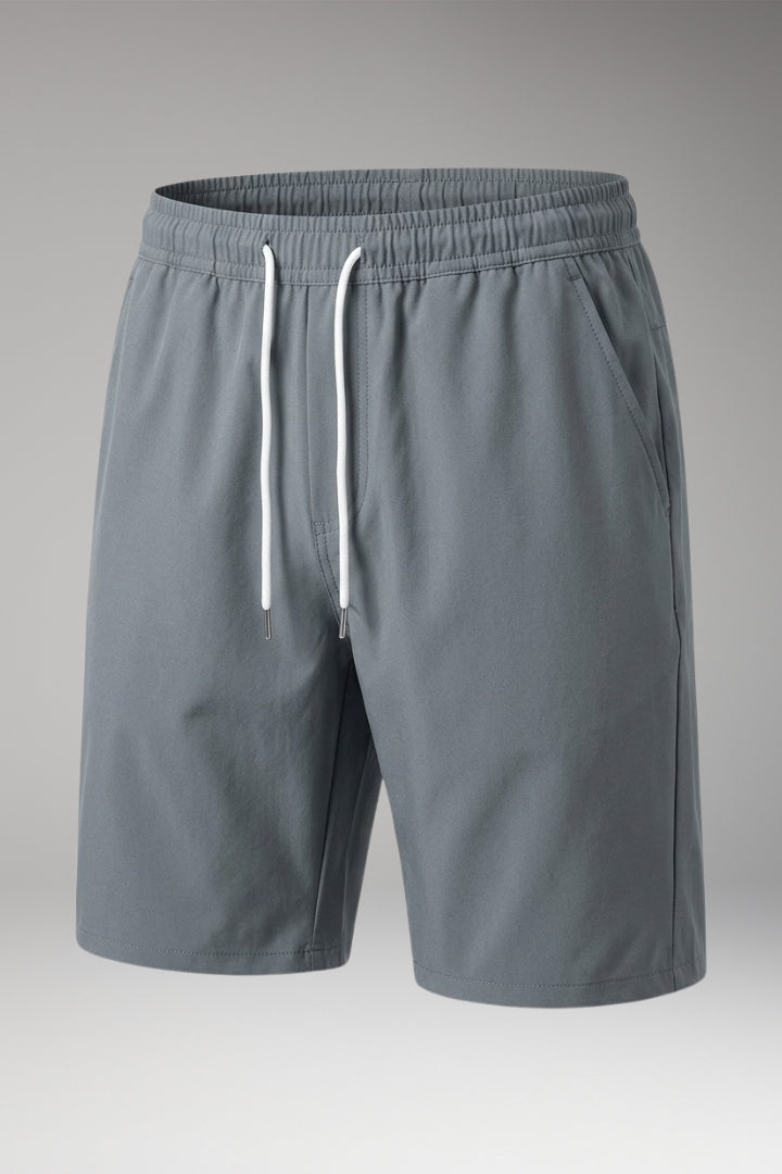 Men's Shorts with Elastic Waistband and Drawstring