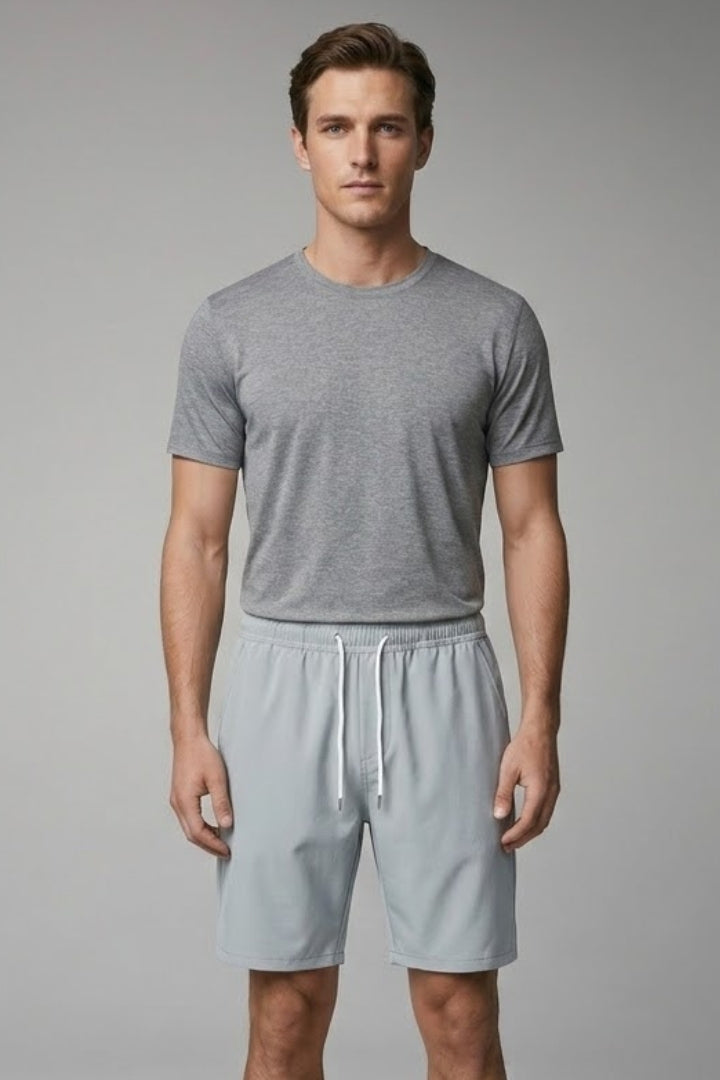 Men's Shorts with Elastic Waistband and Drawstring