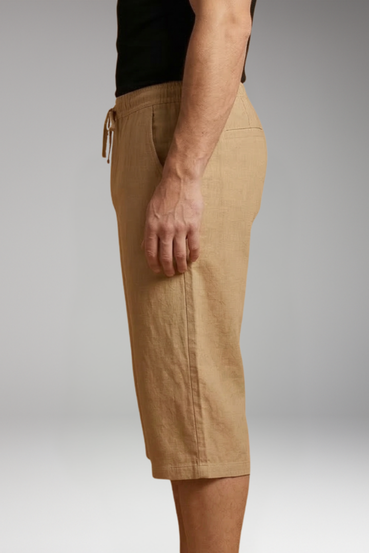 Men's Sports Shorts with Drawstring Waist and Side Pockets