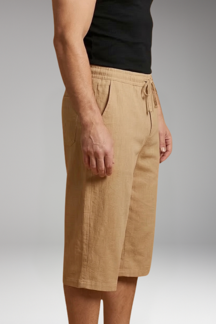 Men's Sports Shorts with Drawstring Waist and Side Pockets