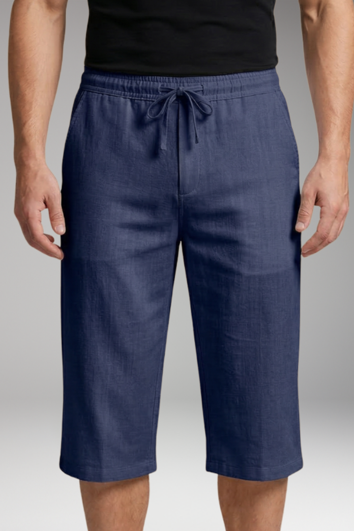 Men's Sports Shorts with Drawstring Waist and Side Pockets