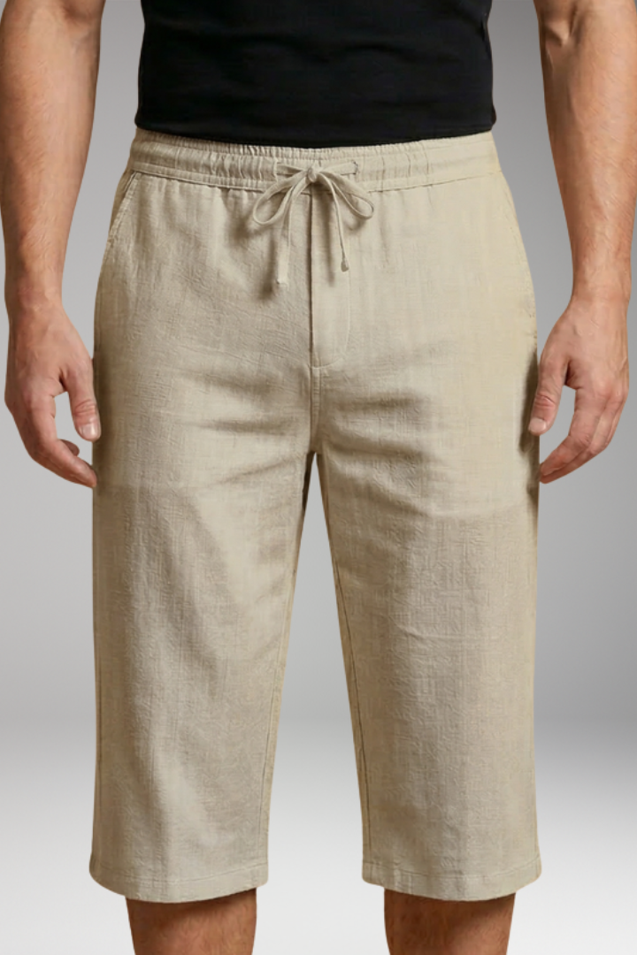 Men's Sports Shorts with Drawstring Waist and Side Pockets