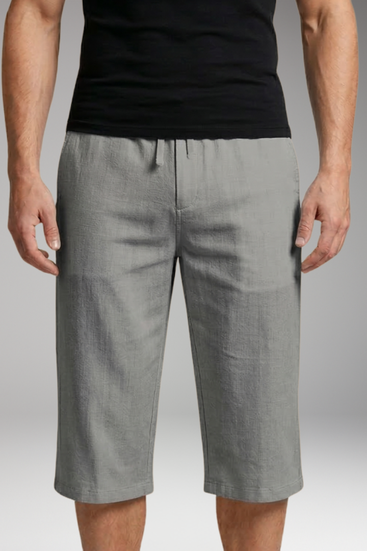 Men's Sports Shorts with Drawstring Waist and Side Pockets