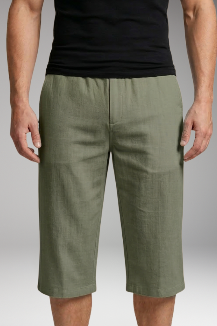 Men's Sports Shorts with Drawstring Waist and Side Pockets
