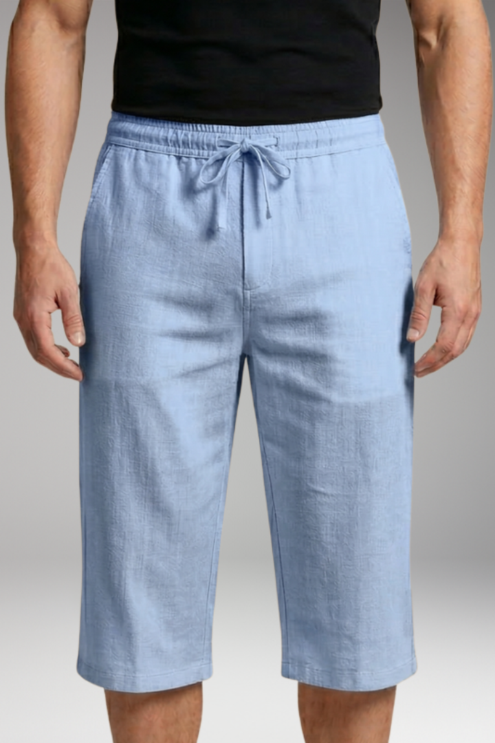Men's Sports Shorts with Drawstring Waist and Side Pockets