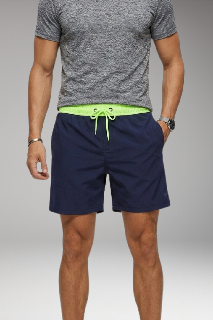 Men’s Stretch Shorts with Drawstring Waistband and Side Pockets
