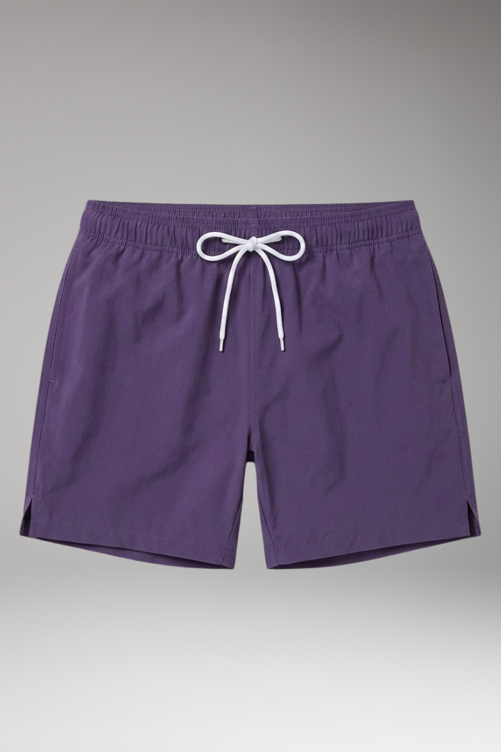 Men’s Stretch Shorts with Drawstring Waistband and Side Pockets