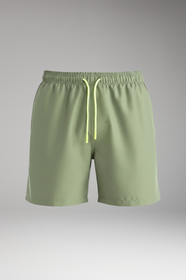 Men’s Stretch Shorts with Elastic Waistband and Drawstring