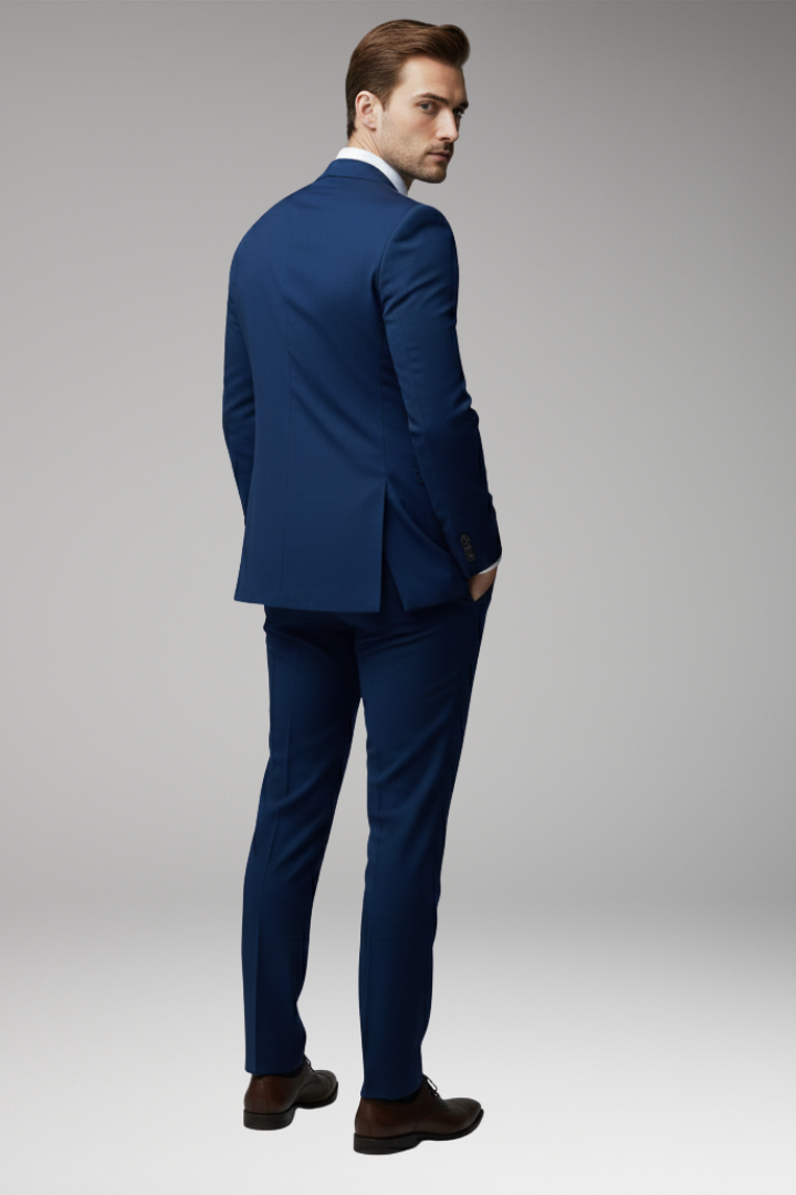 Men’s Suit Set with Blazer, Waistcoat, and Trousers