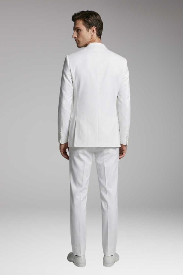 Men's Suit Set with Tailored Blazer and Formal Trousers