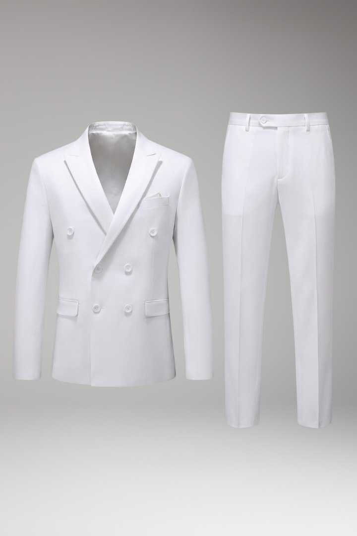 Men's Suit Set with Tailored Blazer and Formal Trousers