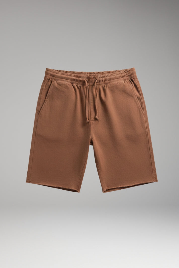 Men's Summer Shorts with Elastic Waistband and Drawstring