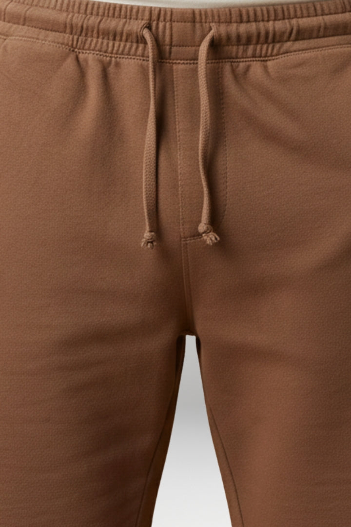 Men's Summer Shorts with Elastic Waistband and Drawstring