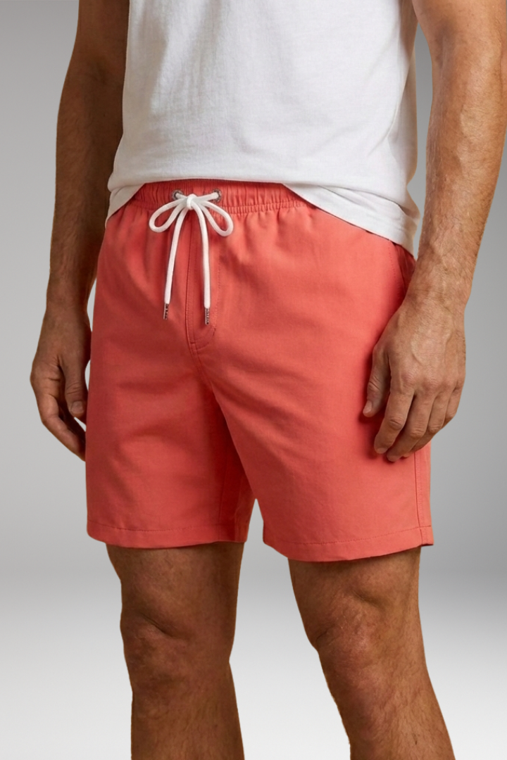 Men’s Swim Shorts with Drawstring Closure