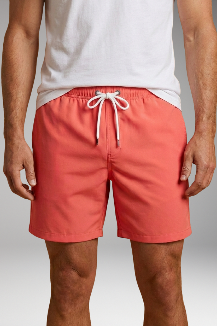 Men’s Swim Shorts with Drawstring Closure