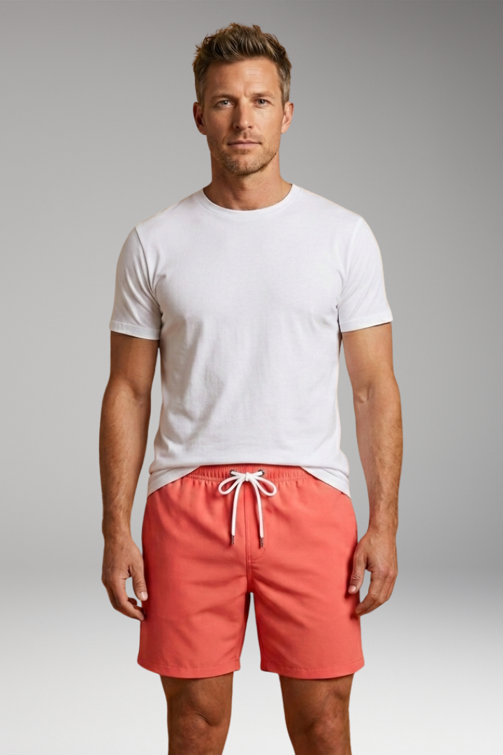 Men’s Swim Shorts with Drawstring Closure