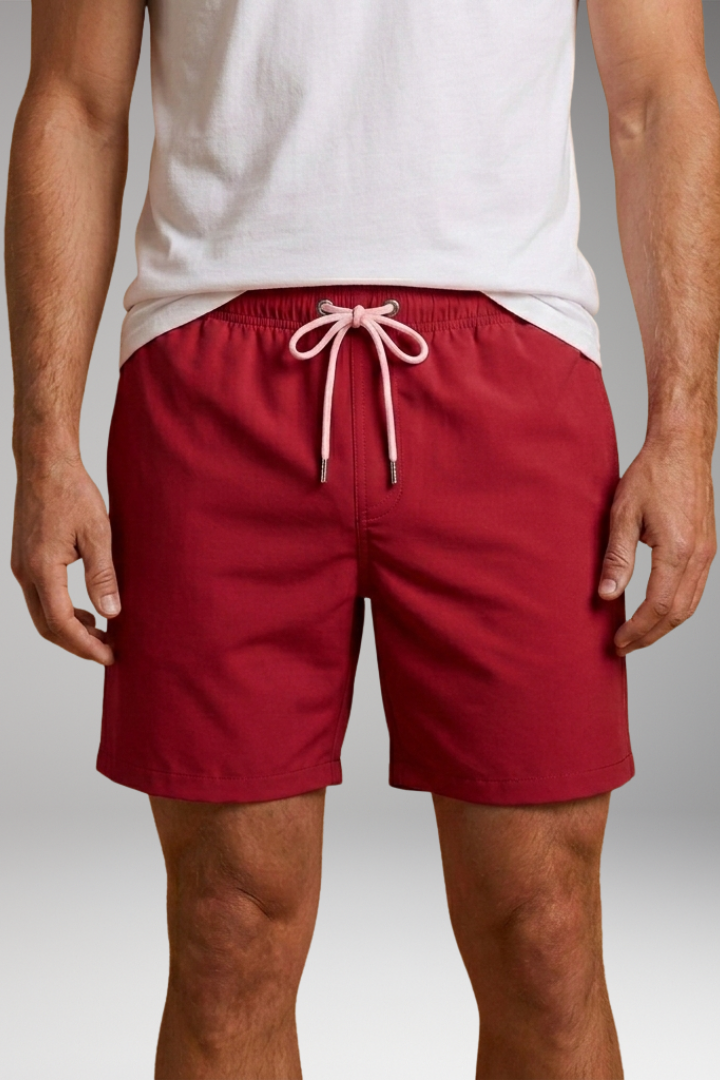 Men’s Swim Shorts with Drawstring Closure