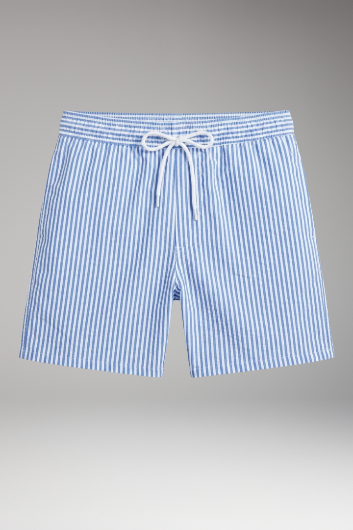 Men’s Swim Shorts with Elastic Waistband and Drawstring