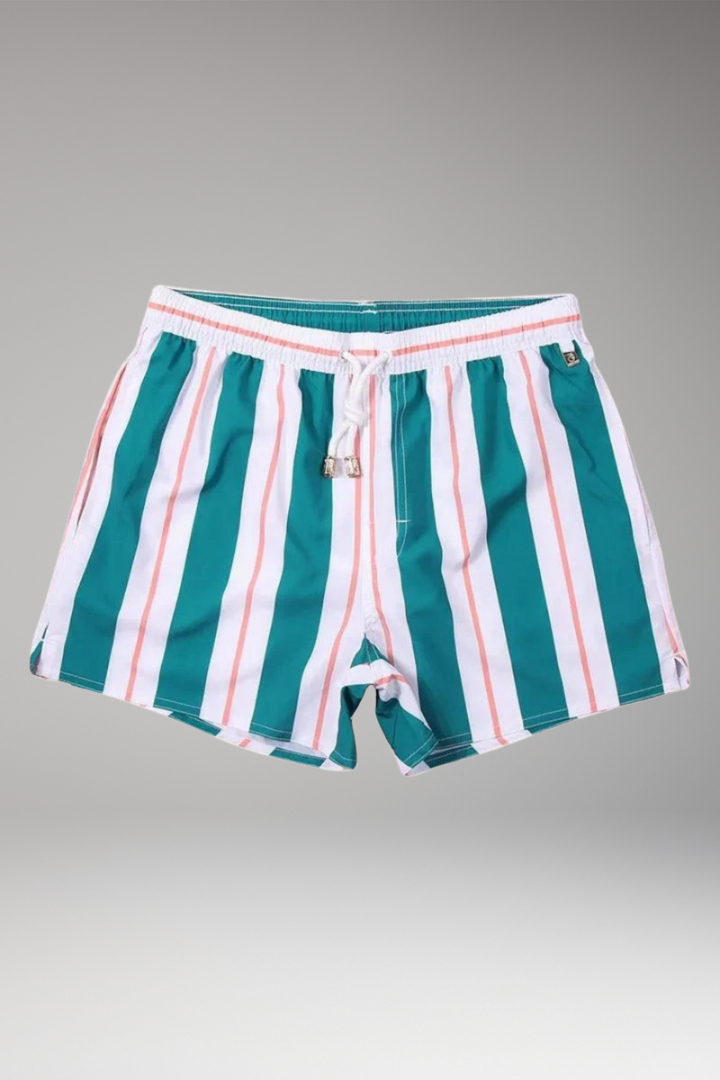 Men’s Swim Shorts with Elastic Waistband and Side Pockets