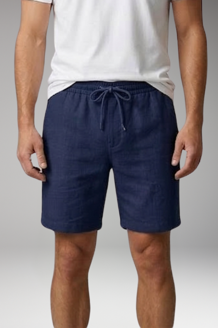 Men's Swim Shorts with Side Pockets and Drawstring