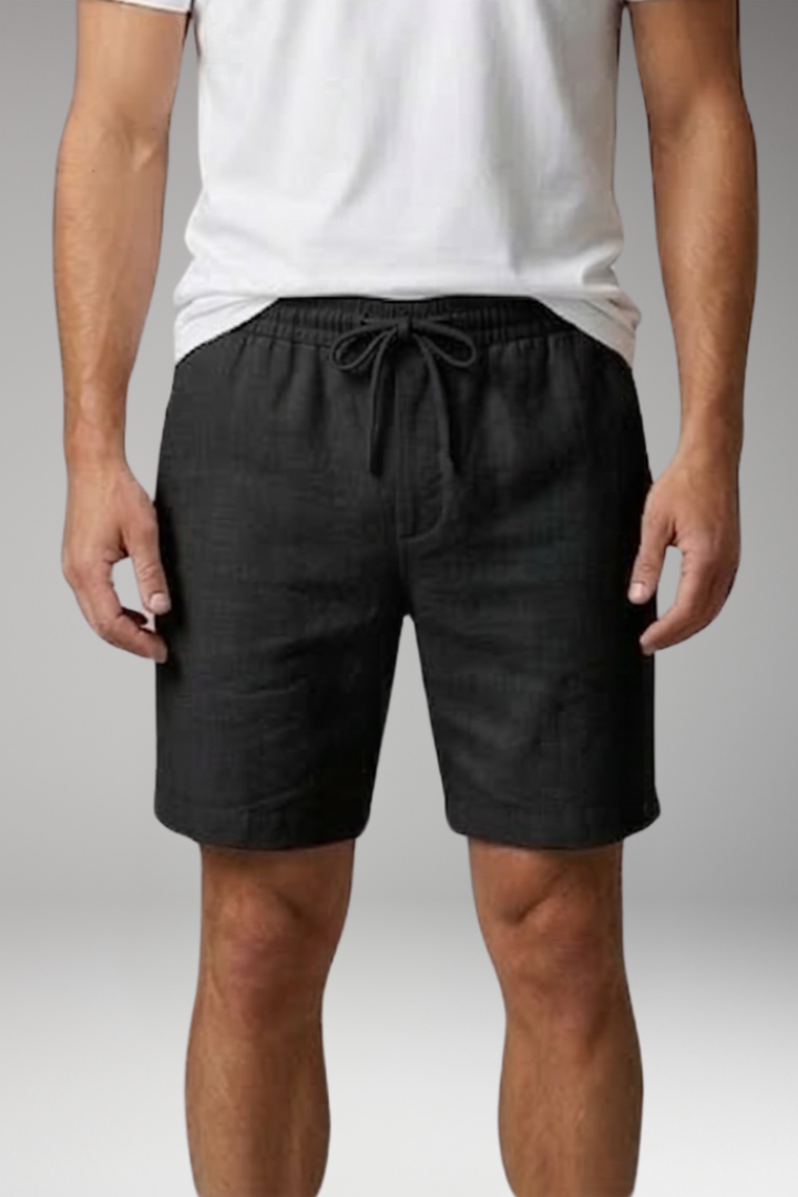 Men's Swim Shorts with Side Pockets and Drawstring
