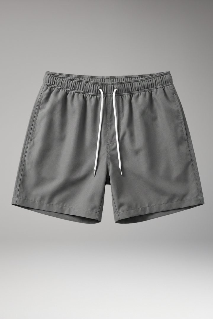 Men's Swim Shorts with Side Pockets for Swimming and Beach Activities