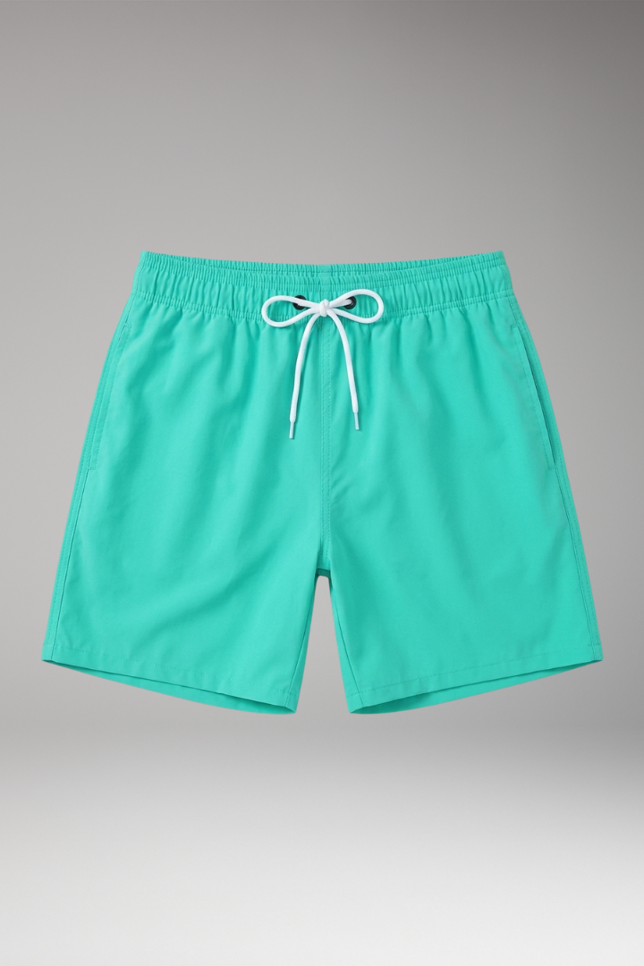 Men’s Swim Trunks with Vibrant Colour and Elastic Waistband