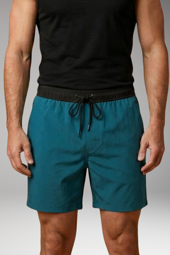 Men’s Swim Trunks with Vibrant Colour and Elastic Waistband