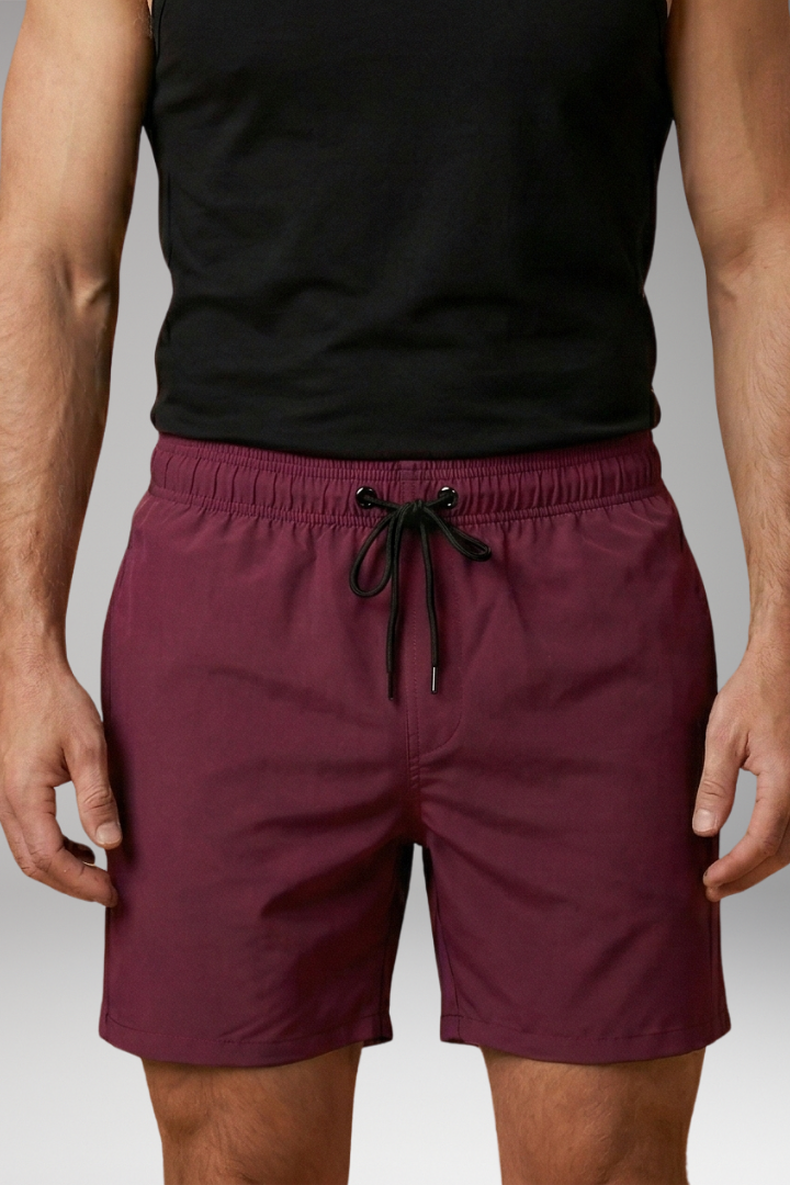 Men’s Swim Trunks with Vibrant Colour and Elastic Waistband