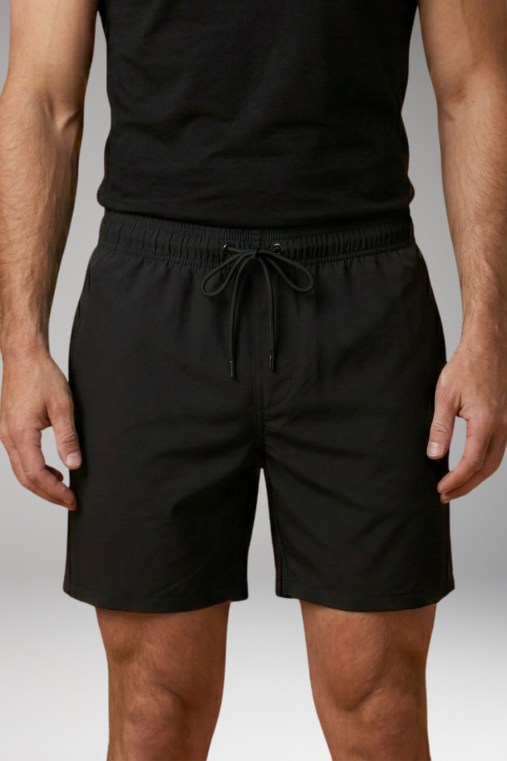 Men’s Swim Trunks with Vibrant Colour and Elastic Waistband