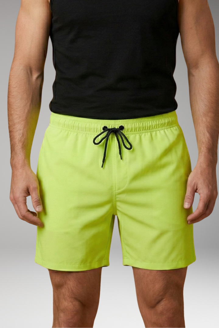 Men’s Swim Trunks with Vibrant Colour and Elastic Waistband
