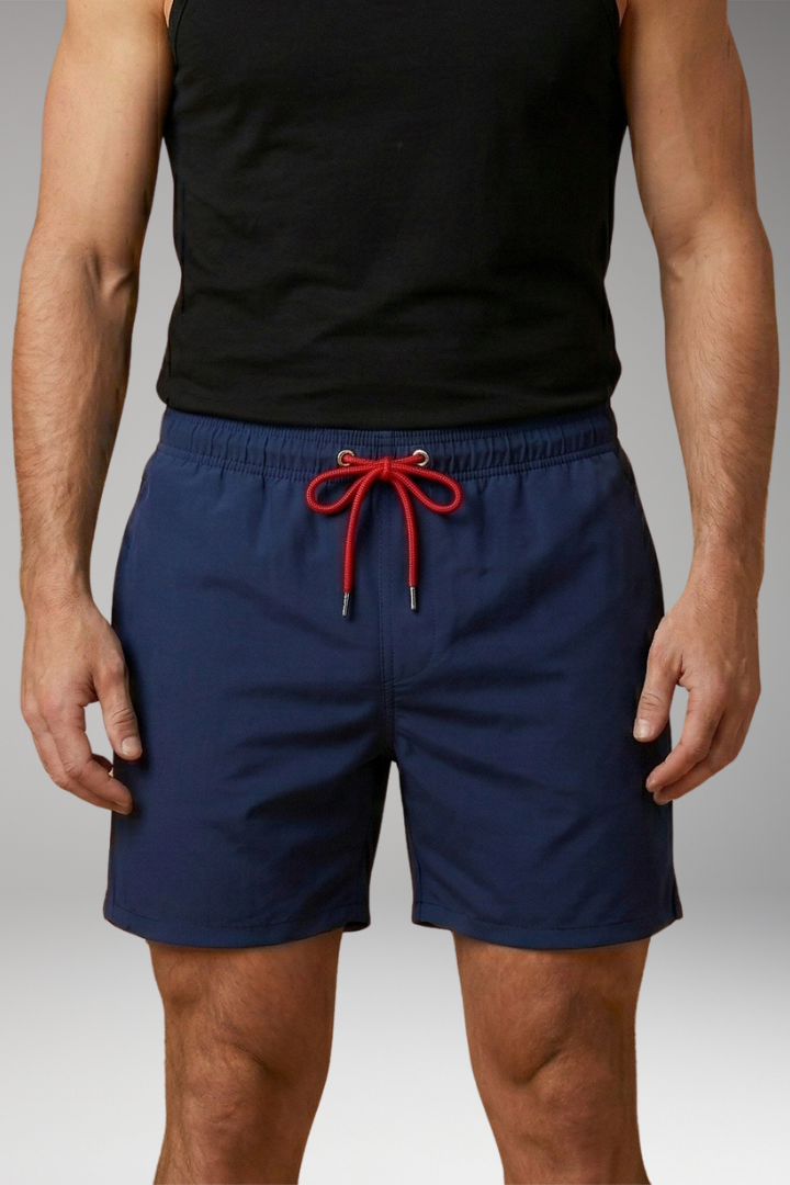 Men’s Swim Trunks with Vibrant Colour and Elastic Waistband