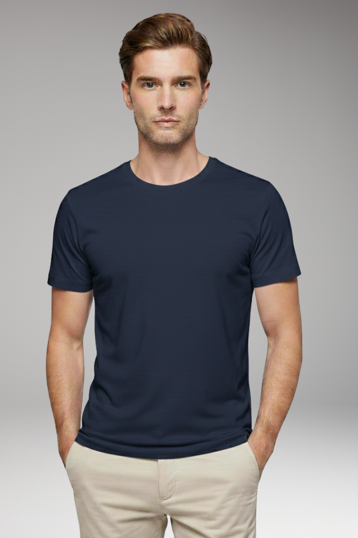 Men’s T-Shirt with Crew Neck and Short Sleeves
