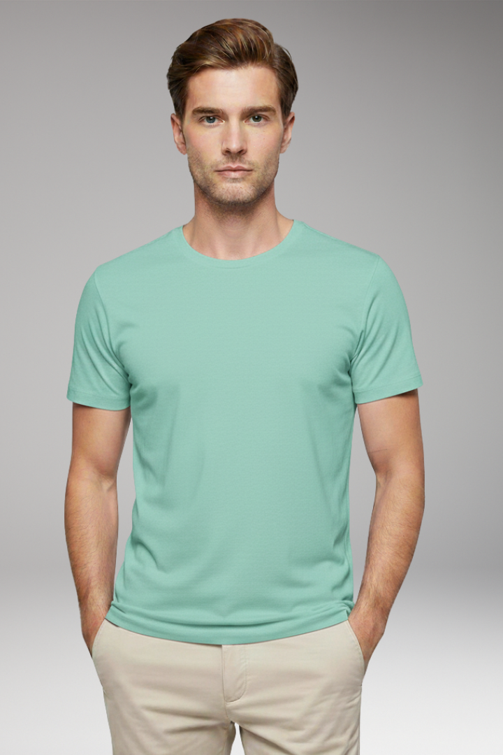 Men’s T-Shirt with Crew Neck and Short Sleeves