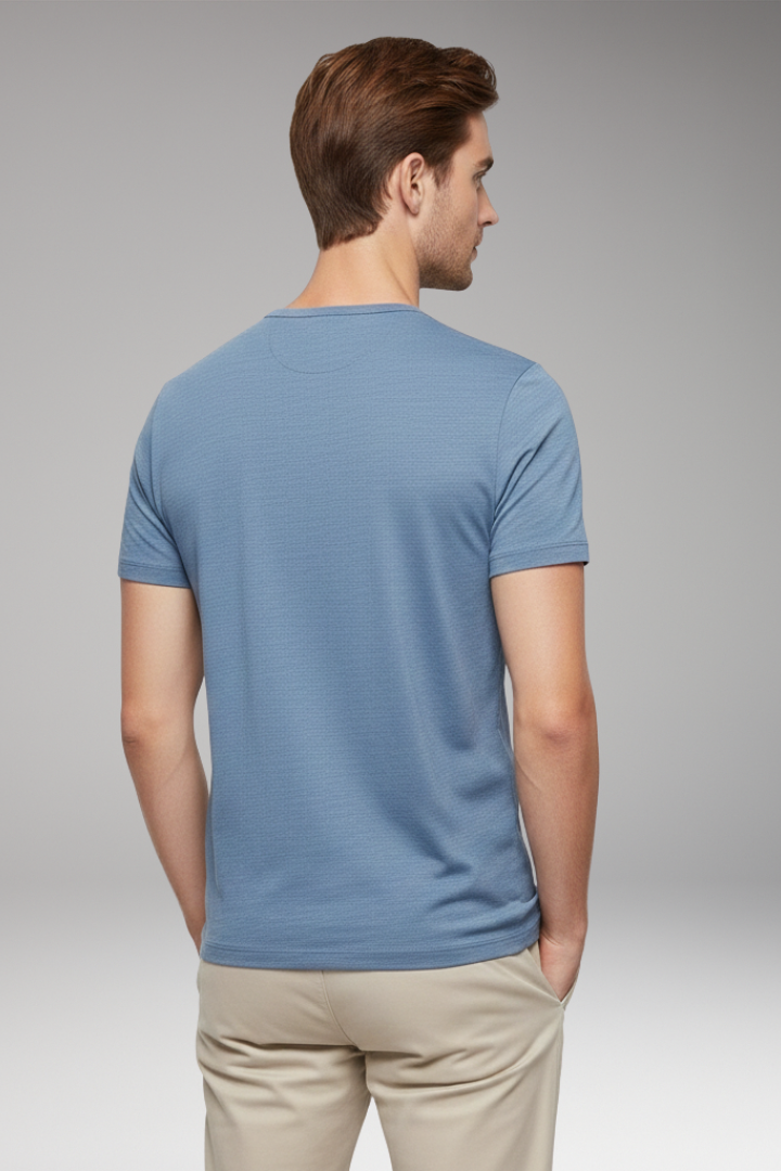 Men’s T-Shirt with Crew Neck and Short Sleeves