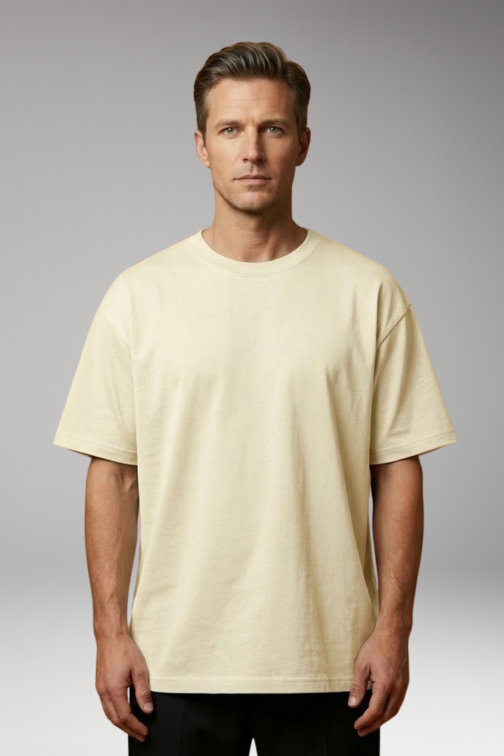 Men's T-Shirt with Round Neck and Short Sleeves