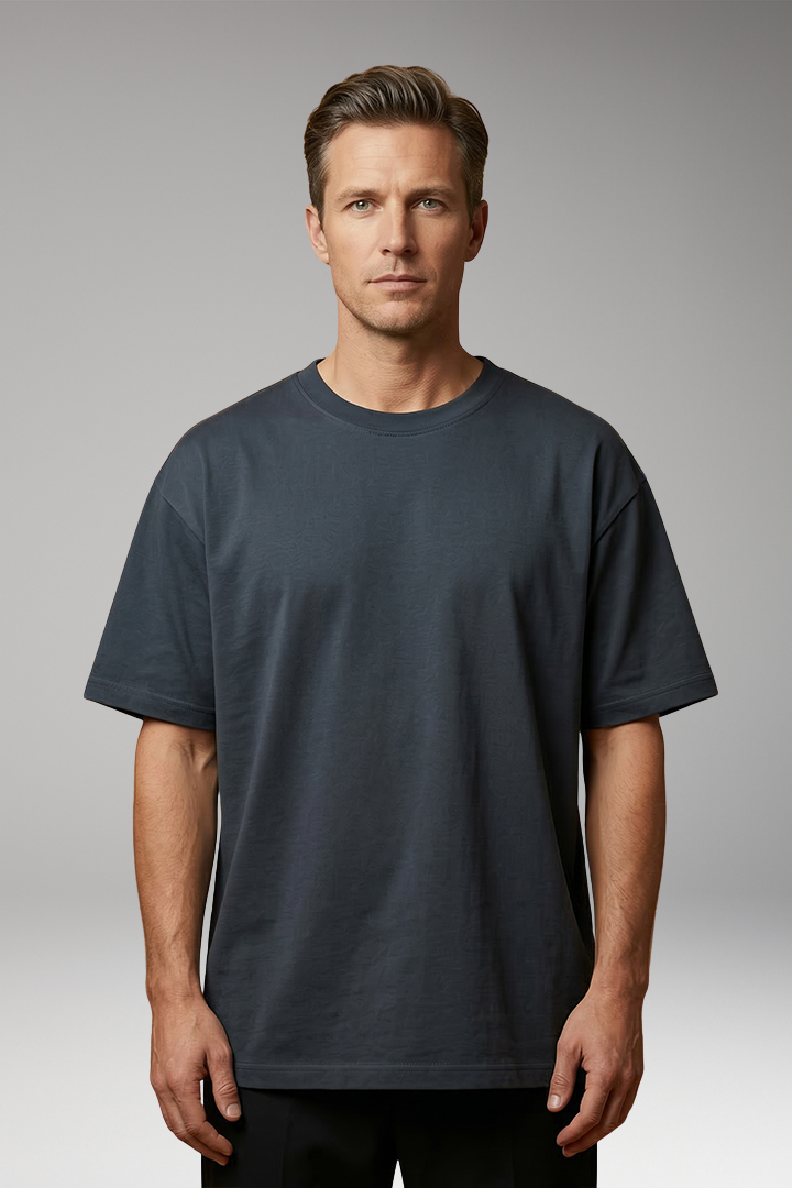 Men's T-Shirt with Round Neck and Short Sleeves