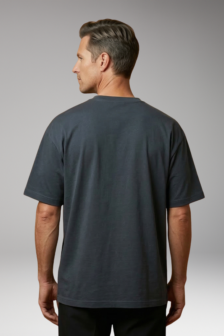 Men's T-Shirt with Round Neck and Short Sleeves