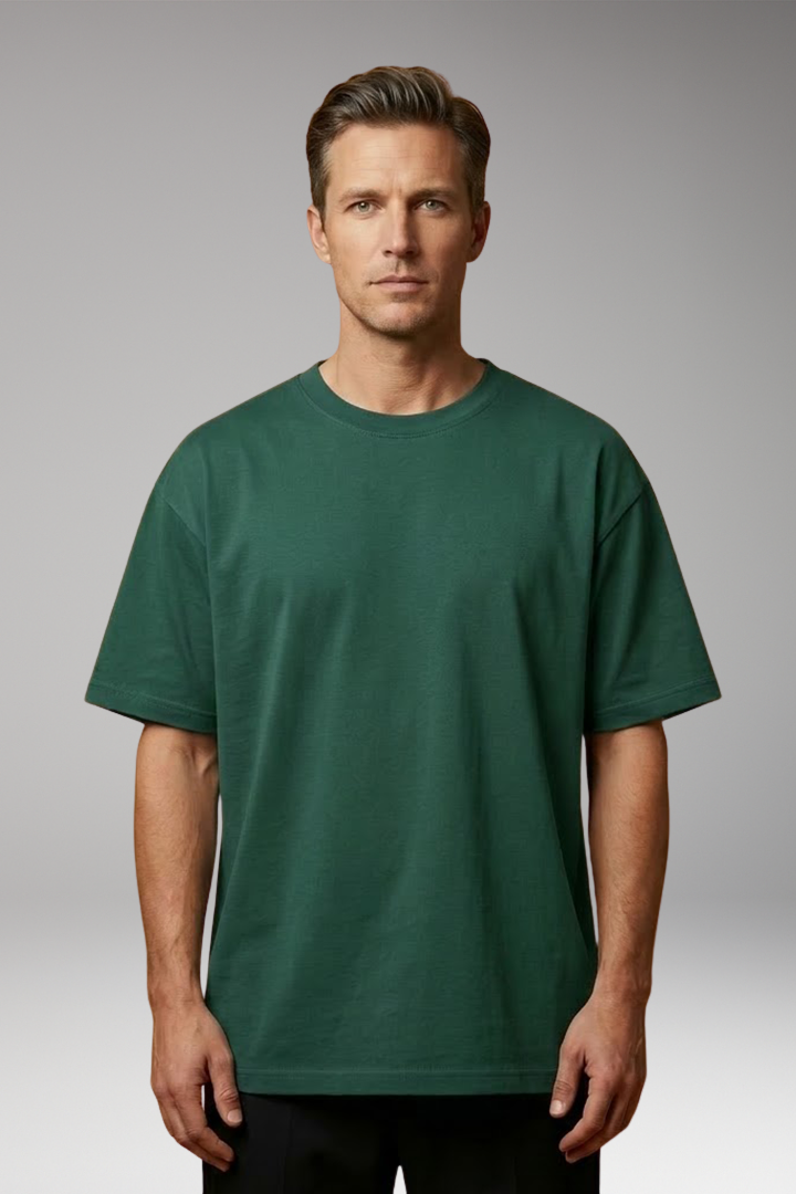 Men's T-Shirt with Round Neck and Short Sleeves